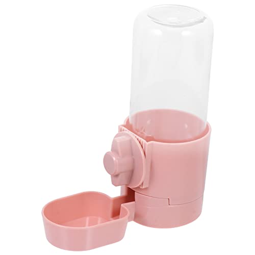 1stk Automatischer Trinkbrunnen Futterspender Für Welpen Wasserspender Für Hundekäfig Wasserflasche Für Welpen Kleintierprodukte Für Haustiere Hängekessel Für Haustiere Rosa Pp COLLBATH von COLLBATH