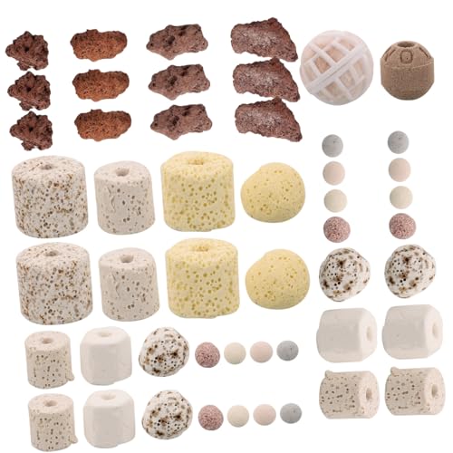 COLLBATH 1 Aquarium Filtermaterial Wasseraufbereitung Teich Keramik Filterkugel Aquarium Zubehör Aquarium Keramik Filterkugel Set Aquarium Keramik Filterkugeln Filtermedien Bulk von COLLBATH