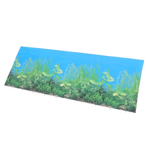 COLLBATH 1 PC Fischtankhintergrundpapier Luftpumpe Für Fischtank Ozeanaufkleber Aquariumluft Steinrohr Conditioner Poster Nautical Aquarium Hintergrund 80 X 50 Netz Kanister Dicke von COLLBATH