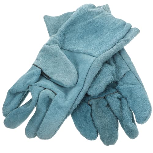 COLLBATH Bissfeste Handschuhe Aus Rindsleder Robuste Schutz Handschuhe Für Die Hundeausbildung Anti Kratzer Trainingshandschuhe Für Tierliebhaber von COLLBATH