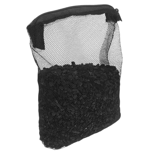 COLLBATH 1 Packung gefilterte Kokosnussschalenkohle Filterschwamm Kocher Tank Bausatz Rifffilter aufzuchtfutter Fische wasserreiniger Material für Aquarium Aquarienmaterial Aktivkohle Black von COLLBATH