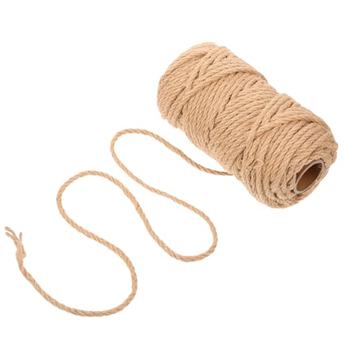 COLLBATH 1 Rolle Kletterseil für Katzen sisal seile sisal Schnur Sisalseil selber Machen DIY Dekoration DIY Seil Sisalseil für Katzen stabiles Kratzseil Hanfseil selber Machen Khaki von COLLBATH