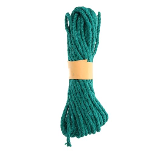 COLLBATH 1 Rolle Sisal Seil Für Katzen Kratzbaum Hochwertige Strapazierfähige Und Umweltfreundliche Jute Schnur DIY Katzen Kratzmöbel Bastelmaterial Dunkelgrün änge von COLLBATH