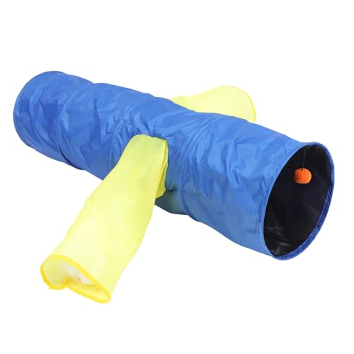 COLLBATH 1 STK Haustier Tunnel Spielzeug Katze Hamsterkäfigtunnel Interaktives Katzenspielzeug Katzenspielplatz Katze Trainiert Haustier Spielzeug Katzentunnel Pet-Rohr Polyester von COLLBATH