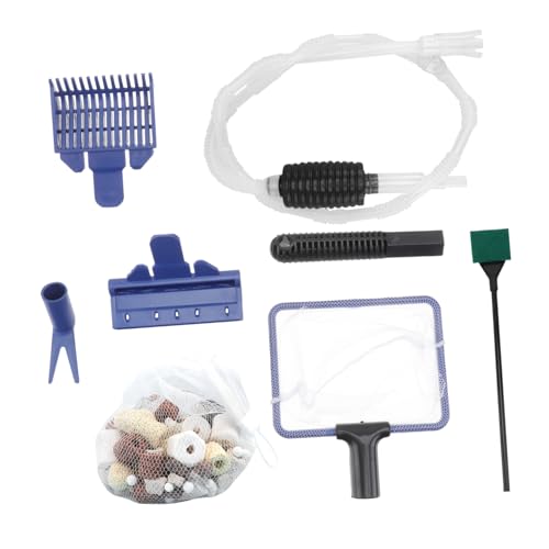 COLLBATH 1 Satz Aquarium Wasser Wechsel Set Filter Für Aquarien Sockelleistenreiniger Skimmer Für Aquarien Entfernung Schwamm Siphon-aquarienstaubsauger Wechsler Conditioner Netz Plastik von COLLBATH