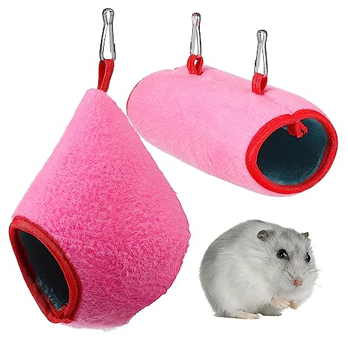 COLLBATH 1 Satz Hängehaus für Hamster Tipi Haustiere Ratte Hamsterbettwäsche Hundezelt Nest Hamster käfig Hamster cage Ruhetunnel der Vier Jahreszeiten Zubehör für Hamsterbetten Baumwolle von COLLBATH