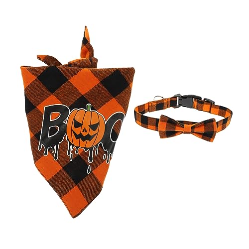 COLLBATH Halloween-Outfits für Hunde Hundeschal Halsband waschbar Welpenhalsband Accessoire von COLLBATH