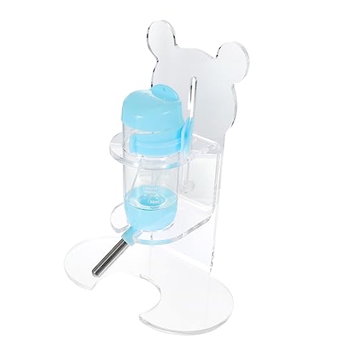 COLLBATH 1 Satz Hamster Flaschenhalter Hamster-Wasserflasche Wasserspender für Welpen Hamster trinkflasche Hamster Drinking Bottle auslaufsicherer Wasserspender mit Halterung Acryl von COLLBATH