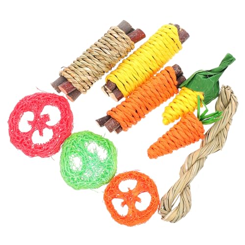 COLLBATH 1 Satz Hamster-Spielzeug quietschendes Plüsch-Hundespielzeug Kleintierspielzeug Hamster Spielzeug hamsterspielzeug spielzeuge Snacks Hasen-Kauspielzeug Kauspielzeug für Hamster von COLLBATH