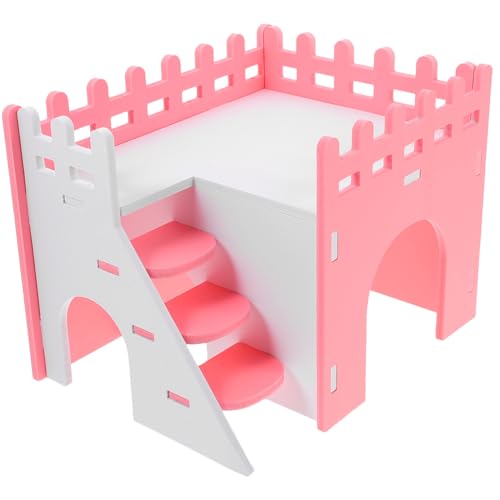 COLLBATH Meerschweinchen-Burg Versteck 1 Set groß mehrere PVC-Häuser stabil Hamster-Versteck Nestzelt für Kleintiere von COLLBATH