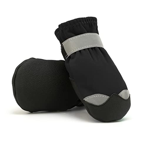 COLLBATH Schneehundestiefel Regenstiefel Für Hunde Haustier Schneestiefel - rutschfeste Sohle Für Den Außenbereich von COLLBATH