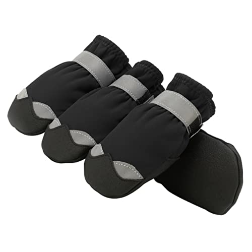 COLLBATH 1 Satz Haustier wasserdichte Schuhe Schneestiefel Für Welpen wasserdichte rutschfeste Hundestiefel Regenstiefel Für Hund Pfotenschutz Für Welpen Wasserfeste Schuhe Nylon von COLLBATH