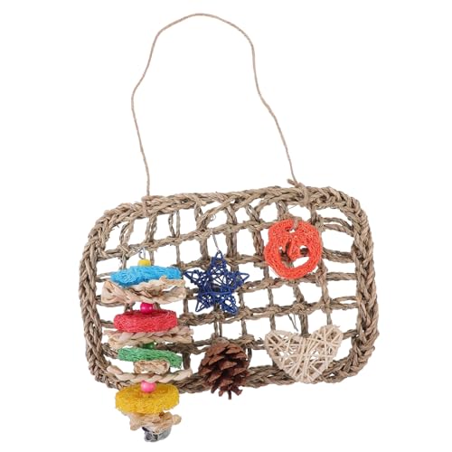 COLLBATH 1 Satz Kaninchenkäfig-Kauspielzeug Plüschtiere Haustier Heu Ratte kleintierspielzeug Toys for small Animals Papageien kauen Leckereien für Meerschweinchen Wasserpflanzen von COLLBATH