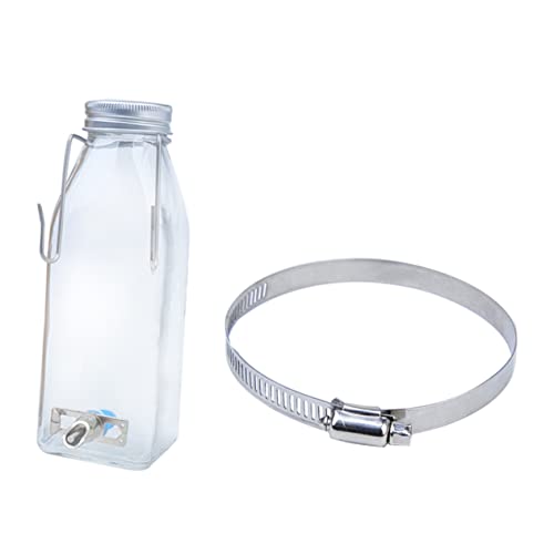 COLLBATH 1 Satz Kaninchentrinker Hund wasserflasche Wasserspender für Kaninchen Hamster wasserspender Hamster trinkflasche trinkflaschen Wasserflaschen Trinkflasche für Hamster Glas von COLLBATH