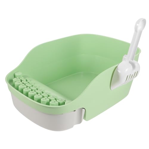 COLLBATH 1 Satz Katzentoilette streuwanne abfallbehälter Kitten Toilet litterbox cat Litter Boxes Katzenklo haustiergehege Haustier Laufstall kätzchentoilette Katze Bettpfanne Plastik von COLLBATH