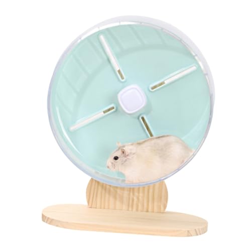 COLLBATH 1 Satz Laufrad für Hamster Schöpfer Hamsterräder Plüsch Hamster Untertassenrad Hamsterzubehör Hamster Laufrad kompaktes Chinchillarad stilles Hamsterrad Igelrad Abs Blue von COLLBATH