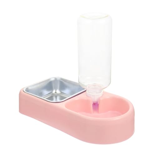 COLLBATH 1 Satz Schüssel Zum Aufhängen Für Haustiere Katzenfutter Automatisch Slow Feeder Napf Für Katzen Hunde Wasserbrunnen Hund Wassernapf Verschütten Spender Futternapf - Abgabe Pp Rosa von COLLBATH