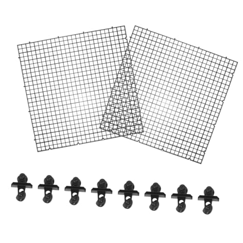 COLLBATH Aquarium-Abdeckung Aquarium-Trennwand Starkes Kunststoffgitter Aquarium-Isolationsbrett 10 Saugnäpfe von COLLBATH