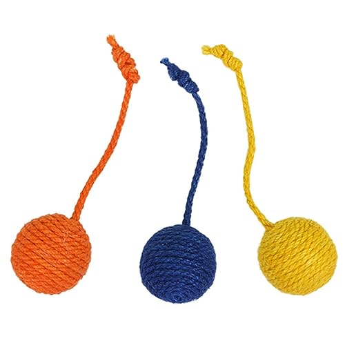 COLLBATH 1 Set Cat Toy Toy Mint Bälle Katzen Tunnel Katze Interaktive Jute Für Katzen Katz von COLLBATH