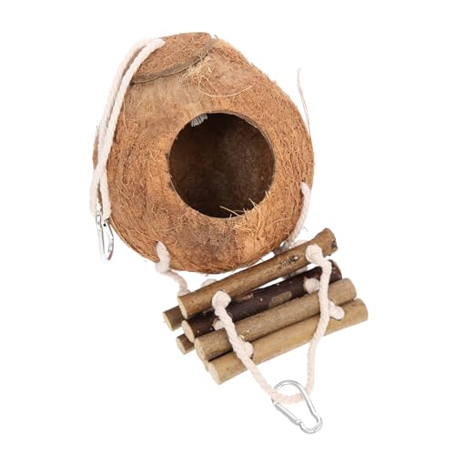 COLLBATH 1 Set Eidechsenhöhle Vogelschaukel Käfig Spielzeug Leiter Hamsterhaus Haushalt Vogelnest Vogelkäfig Zubehör Hamster Versteck Leiter Tragen – Nester Schaukel von COLLBATH