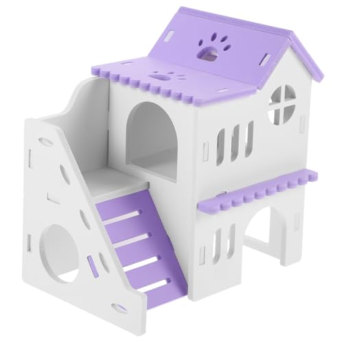 COLLBATH 1 Set Hamsterhaus Villa Hamsterhäuser Hamsterversteck Meerschweinchenversteck Hamsterzubehör Rattenversteck Meerschweinchenhaus Käfig Hamsterhaus Hamsterversteck Hamsterhütte von COLLBATH