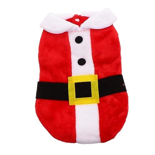 COLLBATH 1 Stück Katzen Weihnachtskostüm Haustier Party Outfits Haustierkostüm Haustier Kleidung Weihnachts Hunde Outfits Haustier Kleidung Hundemantel Weihnachts Haustier Outfits von COLLBATH