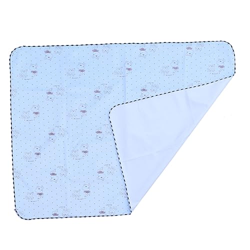 COLLBATH 1PC 70x90CM Waschbare Und Wiederverwendbare Hundepinkeltücher Für Haustiere Hochabsorbierend Und Wasserdicht Ideal Für Bettnässen Und Matratzen Schutz Zufälliges Muster von COLLBATH