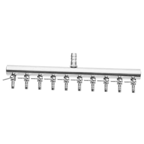 COLLBATH 10 8 Durchflusshebel Für Aquarienluftpumpe Schlauch Ventil Messgerät System Kommerziell Bausatz Bootsstecker Schwimmbad Belüfter Für Fischbecken Aufblasgerät Kontrolle Tank Silver von COLLBATH