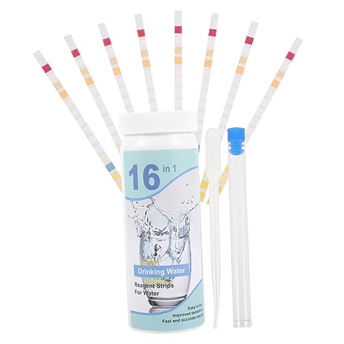 COLLBATH 100 Stück Wassertests Für Den Haushalt Papier Tropfentests Heimtest Kits Teststreifen Röhren Zapfen Leck Schlauchboote Flaschen Pferdebrunnen Wassertest Kit Aquarium von COLLBATH