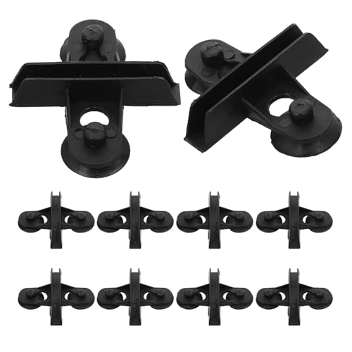 COLLBATH 10st Aquarium-trennclip Aquarium-trennwand Trennklammern Für Aquarien Halterungen Für Aquarienabdeckungen Aquarium-trennplatten-Clip Saugnäpfe Für Aquarien Für Schläuche Black Abs von COLLBATH