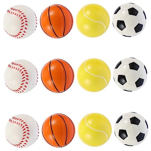 COLLBATH 12 Stück Haustier Spielzeugball Hundetrainingsball Haustier Pu Ball Haustier Spielzeug Hund Pu Ball Hundespielspielzeug Kauball Für Hunde Heimtierbedarf Interaktives von COLLBATH