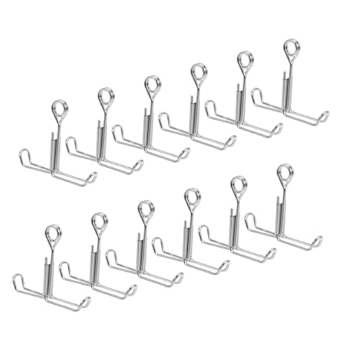 COLLBATH 12er-Pack Aquarium-Schlauchschellen Tropfschutz-Rohrschelle für Schläuche Durchflussregelung Schlauchschellen Federschelle Metallschlauchclip für Wasserrohre von COLLBATH