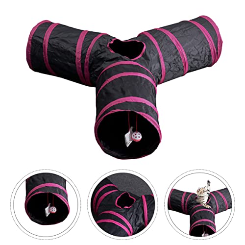 COLLBATH 1Pc Pet Play Tunnel Outdoor Katze Kennel Tube Spaß Für Kleine Haustien Tunnel Interaktive Katzenspielzeugkatze Spiraltunnel Kätzchen Haustier Tragbares Gefaltetes Welpentunnel von COLLBATH