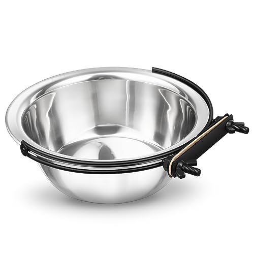 COLLBATH 1Stk Coop-Becher aus Edelstahl wasserspender für Hunde Spielzeugkorb für Haustiere edelstahlschüsseln pet Bowl Kassierer-Set Futternapf für Papageien Wassernapf für Tierfutter von COLLBATH