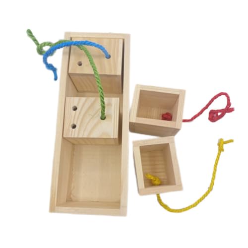 COLLBATH Papagei Vogel Kauspielzeug Holz Futtersuche Spielzeug Papagei Spielzeug Vogel Training Supplies Vogel Spielzeug von COLLBATH