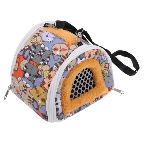 COLLBATH 1Stk Haustier-Ausflugstasche Eichhörnchen Beutel pelziges Haustier Tragbarer Hamsterkäfig Hamster transportbox hasenrucksack Kleintiertransporter Ratten Outdoor-Tasche Plüsch von COLLBATH