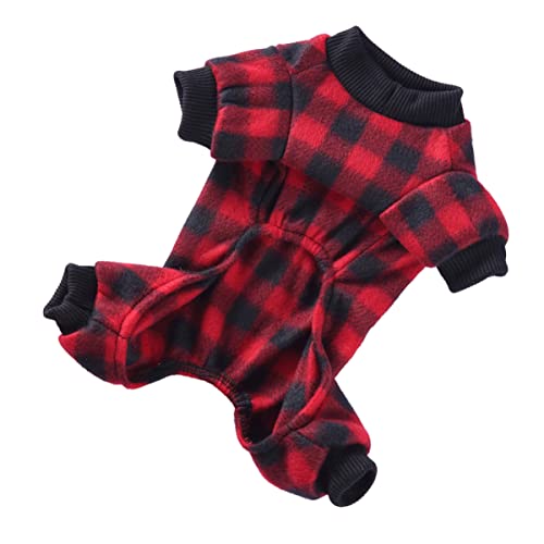 COLLBATH 1Stk Hunde-Pyjama Kühlweste für Hunde groß Hundeschuhe Hundehalsbänder große Rassen Hundedekor hundemantel Dog Raincoat Gitterhundebekleidung Gittermantel für Welpen Polyester von COLLBATH