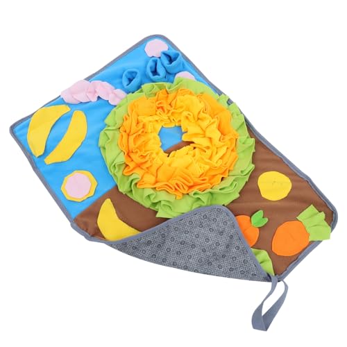 COLLBATH 1Stk Kaninchen-Schnüffelpad schnüffelmatte für Hunde Futtermatte für Haustiere Hündchenspielzeug Puzzle-Spielzeug Haustiermatte fußmatte Futterkissen Spender behandeln Polarfleece von COLLBATH