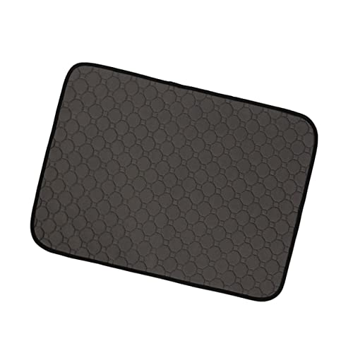 COLLBATH 1Stk Pet Pee Pads Wickelunterlage für Haustiere Welpenunterlagen waschbare Hundepipiunterlagen Hundematte aufsaugende Matte pet Supplies waschbarer Teppich Hunde-PIPI-Pads Black von COLLBATH