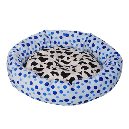 COLLBATH 1Stk Rundes Haustierbett katzenbett pet Bed petbett cat Bed hundebetten Hund heizdecke Haustierkäfig Abs Hundesitz züchten Kissen für Haustiere Hund schlafkissen kurzer Plüsch von COLLBATH