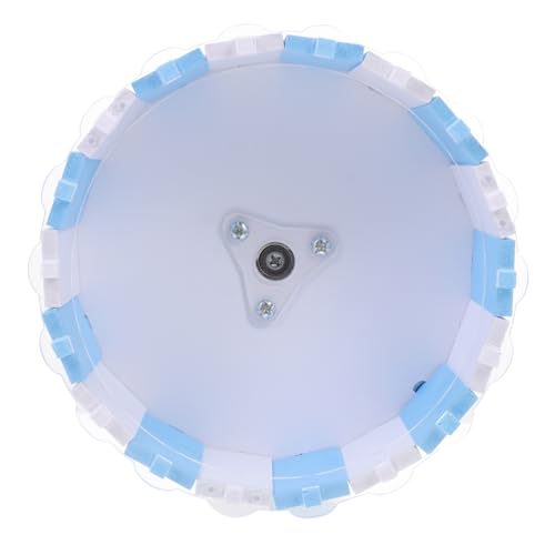 COLLBATH 1Stk Scrollrad Hamster Spielzeug hamsterspielzeug Small Animal Exercise Wheel Pet Plaything lautloses Hamsterrad Spielzeuge farbiges Laufrad Leises Laufrad für Hamster Plastik Blue von COLLBATH