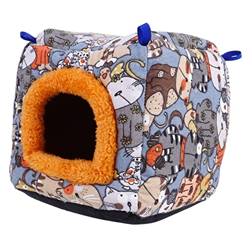 COLLBATH 1pc Vielseitiges Haustier Nest Abnehmbares Cavy House Creative Hamster Schlafbett von COLLBATH