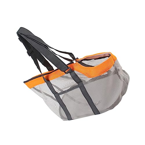 COLLBATH 1stk Haustier Handtasche Tragetasche Für Katzen Reise-Einkaufstasche Große Reisetasche Netztasche Für Haustiere Netztaschen Für Die Reise Hundetragetasche Orange Aluminiumlegierung von COLLBATH