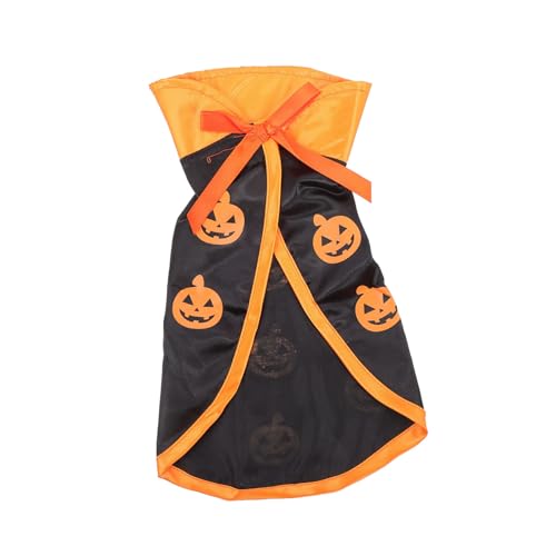 COLLBATH 1stk Haustier-umhang Haustier Umhang Kürbis Kostüm Anzug Katze-Hund-kostüm-stütze Welpen-Halloween-Outfit Haustier Katze Cosplay Kostüm Halloween-kostüm Für Haustiere Stoff von COLLBATH