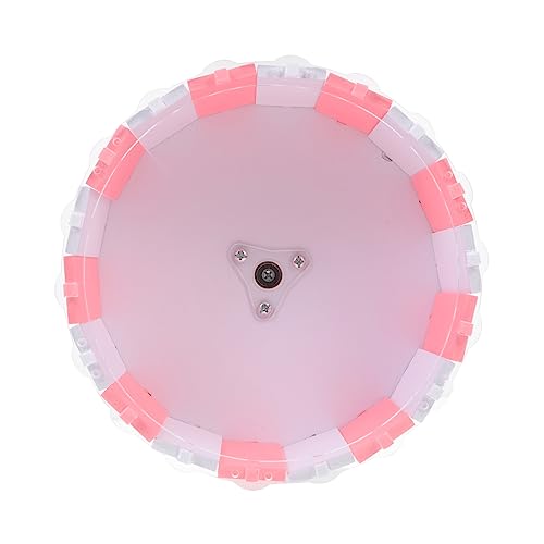 COLLBATH 1stk Scrollrad Laufkäfig-Spielzeug Für Haustiere Silent Runner Hamsterrad Leises Laufrad Für Hamster Laufräder Für Kleintiere Chinchilla-Rad-Spielzeug Kleintiertrainer Plastik Rosa von COLLBATH