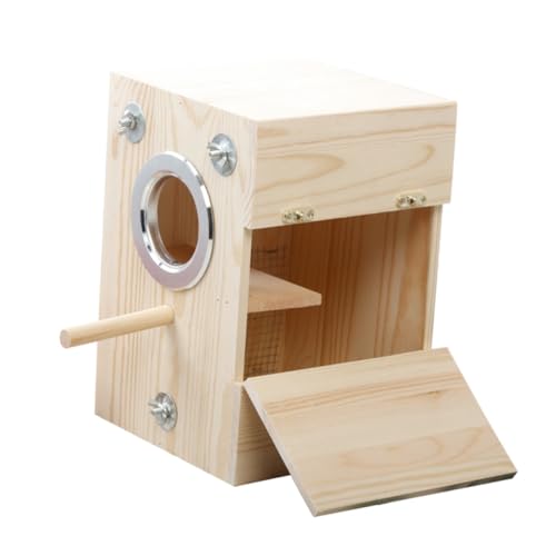 COLLBATH 1Pc Vogel Nistkasten für Finken Wildvögel Zucht Fall Papagei Nistkasten Nest Box von COLLBATH