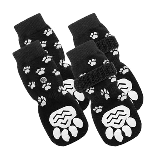 COLLBATH 2 Paar Anti-Rutsch-Hundesocken Baumwollsocken Hunde-Grip-Socken Pfote wasserdichte Socken austauschbare Hundesocken austauschbare Haustiersocken Hündchen Haustier socken von COLLBATH