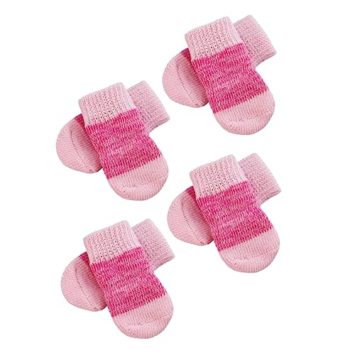 COLLBATH 2 Sets Haustiersocken Für Hunde Und Welpen Thermosocken rutschfeste Haustiersocken Welpen Bodenbekleidungssocken Für Den Winter Warme Haustiersocken – rutschfeste von COLLBATH