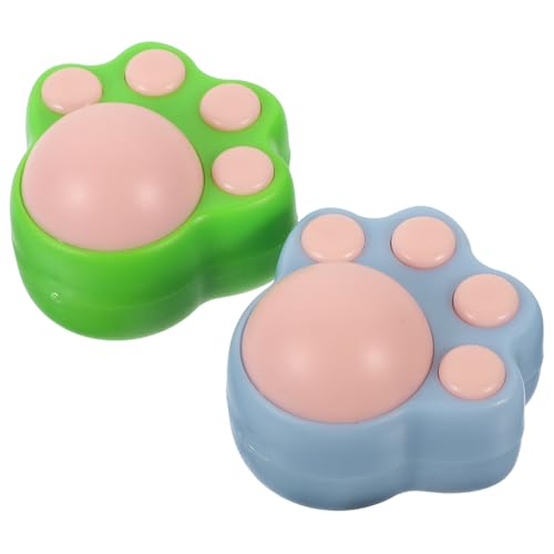 COLLBATH 2 Sets Pfotenabdruck Katzenminze Katzenspielzeug Für Hauskatzen Innenspielzeug Katzenminze Bälle Für Katzen Wand Haustierspielzeug Kätzchenspielzeug Schöner Katzenminze Ball von COLLBATH