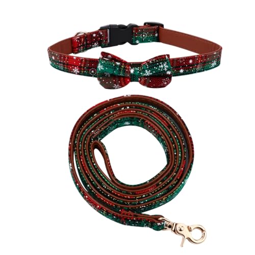 COLLBATH 2 Stück Haustierhalsband Haustierleine Haustierfliegen Weihnachtshundehalsband Verstellbares Halsband Haustierhalskette Weihnachtshalsband Weihnachtshalsband Für Haustiere von COLLBATH